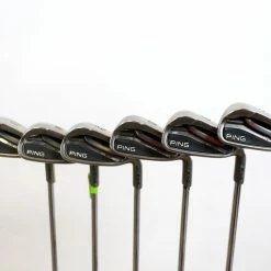Ping G25 Green Dot 6-PW-UW Iron Set RH -0.25 In Ping CFS Steel Regular Flex