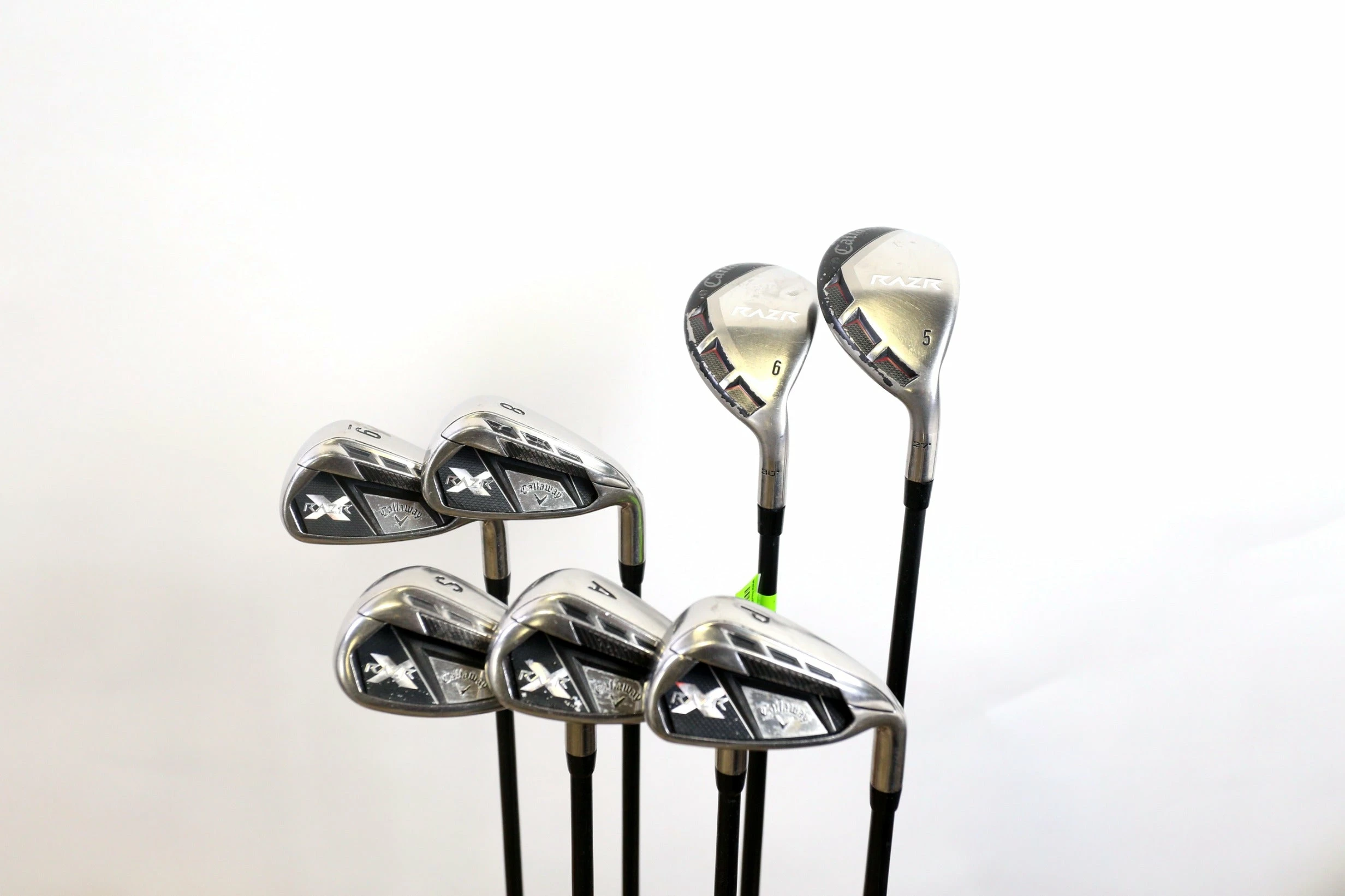 Callaway RAZR X 5H, 6H 8-SW Iron Set RH Graphite Shaft Senior Flex 3 Callaway RAZR X 5H, 6H 8-SW Iron Set RH Graphite Shaft Senior Flex