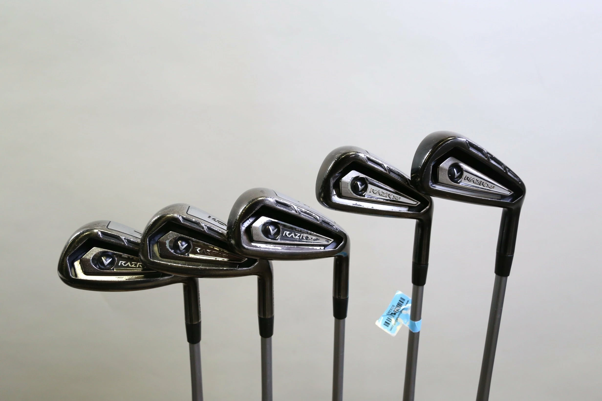 Callaway RAZR XF 5-6, 8-PW Iron Set RH +0.25 In Oban Graphite Shafts Seniors 3 Callaway RAZR XF 5-6, 8-PW Iron Set RH +0.25 In Oban Graphite Shafts Seniors