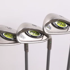 Ping Rapture 6, 8, 9 Iron Set RH +1.5 Green Dot TFC 909I Graphite Regular Flex