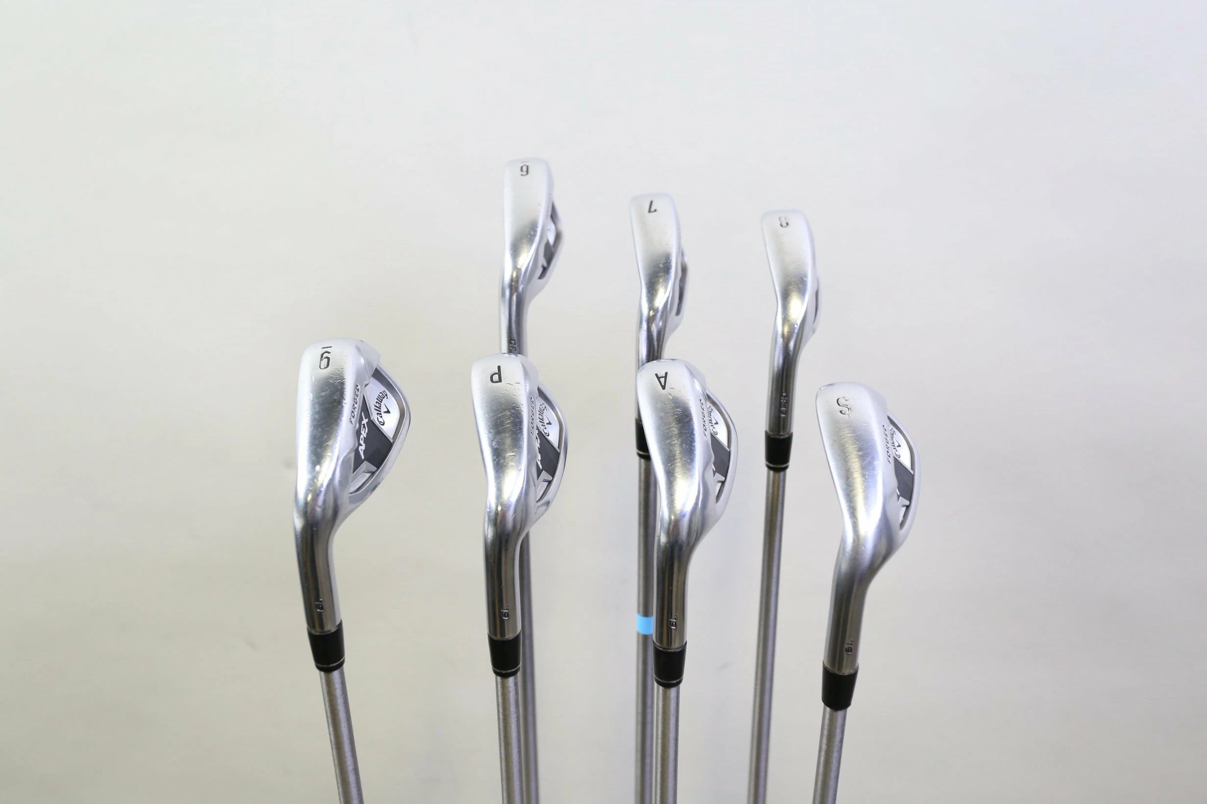 LEFTY Callaway Apex 6-SW Iron Set Steel Shafts Stiff Flex 6 LEFTY Callaway Apex 6-SW Iron Set Steel Shafts Stiff Flex - Image 4