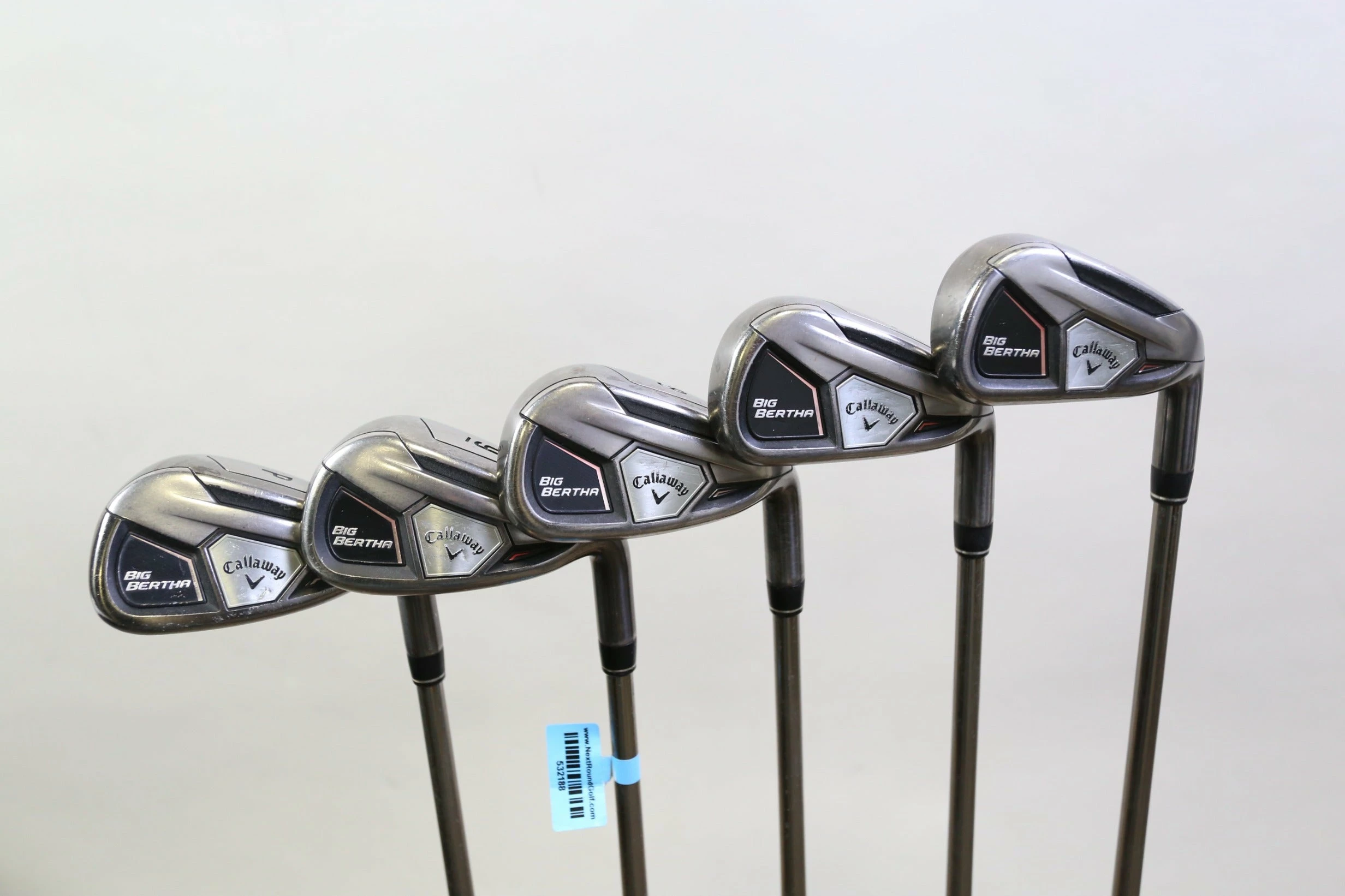 Callaway Big Bertha 6-PW Iron Set RH Recoil Graphite Shaft Regular Flex 3 Callaway Big Bertha 6-PW Iron Set RH Recoil Graphite Shaft Regular Flex