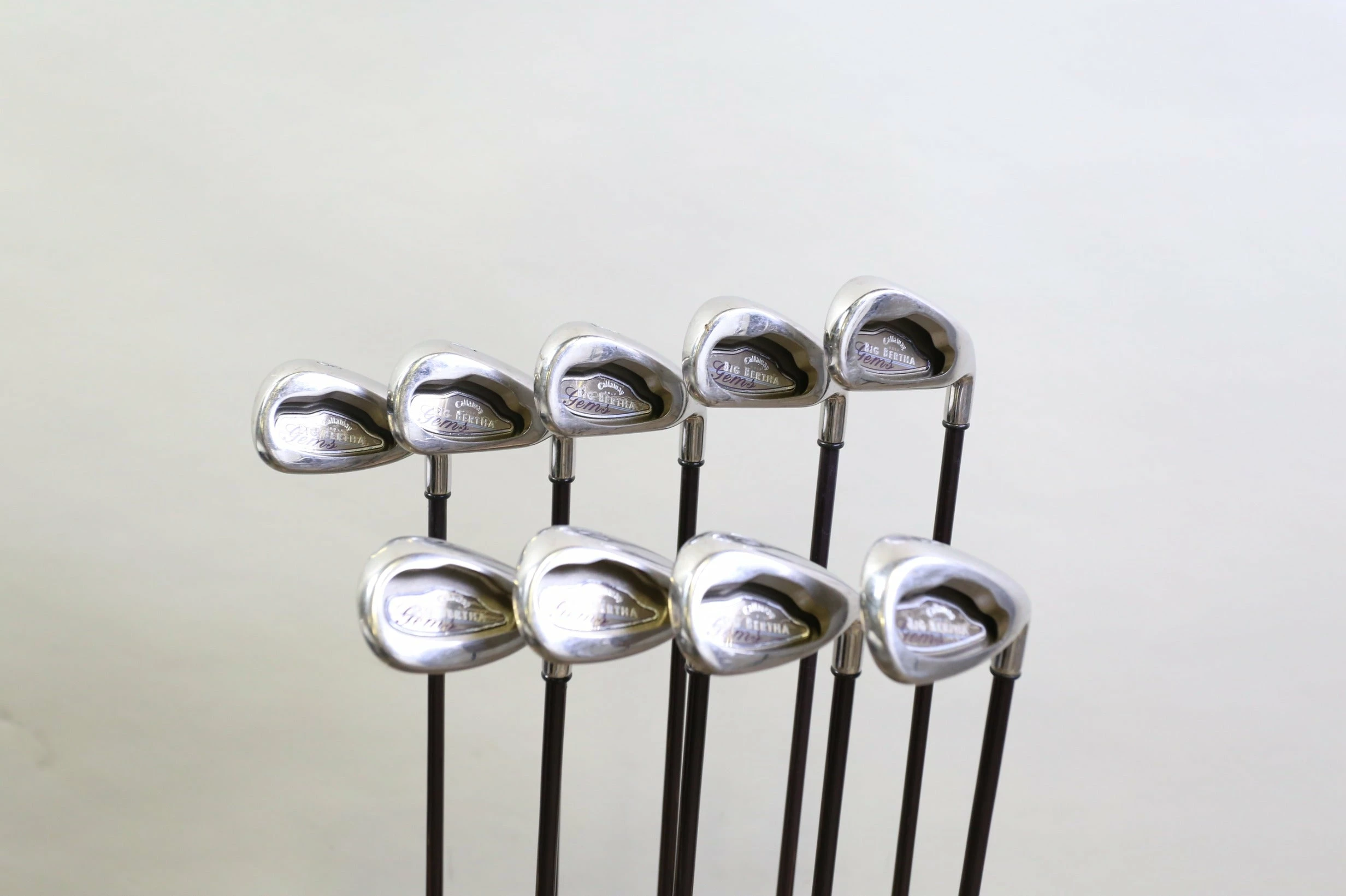 Callaway Big Bertha Gems 4-10, PW, SW Iron Set RH -0.5 In Graphite Ladies 4 Callaway Big Bertha Gems 4-10, PW, SW Iron Set RH -0.5 In Graphite Ladies - Image 2