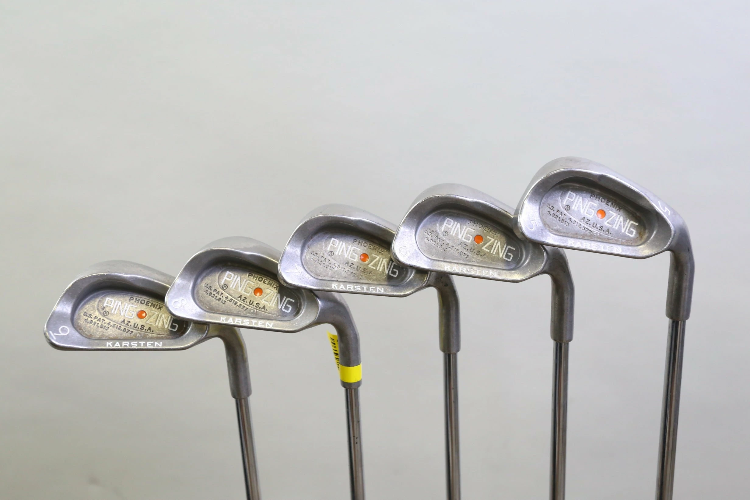Ping Zing 5-9 Iron Set RH -1 In Steel Shaft Stiff Flex 3 Ping Zing 5-9 Iron Set RH -1 In Steel Shaft Stiff Flex