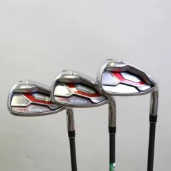 TaylorMade AeroBurner 8, 9, PW Iron Set RH TaylorMade REAX Shafts Regular Flex