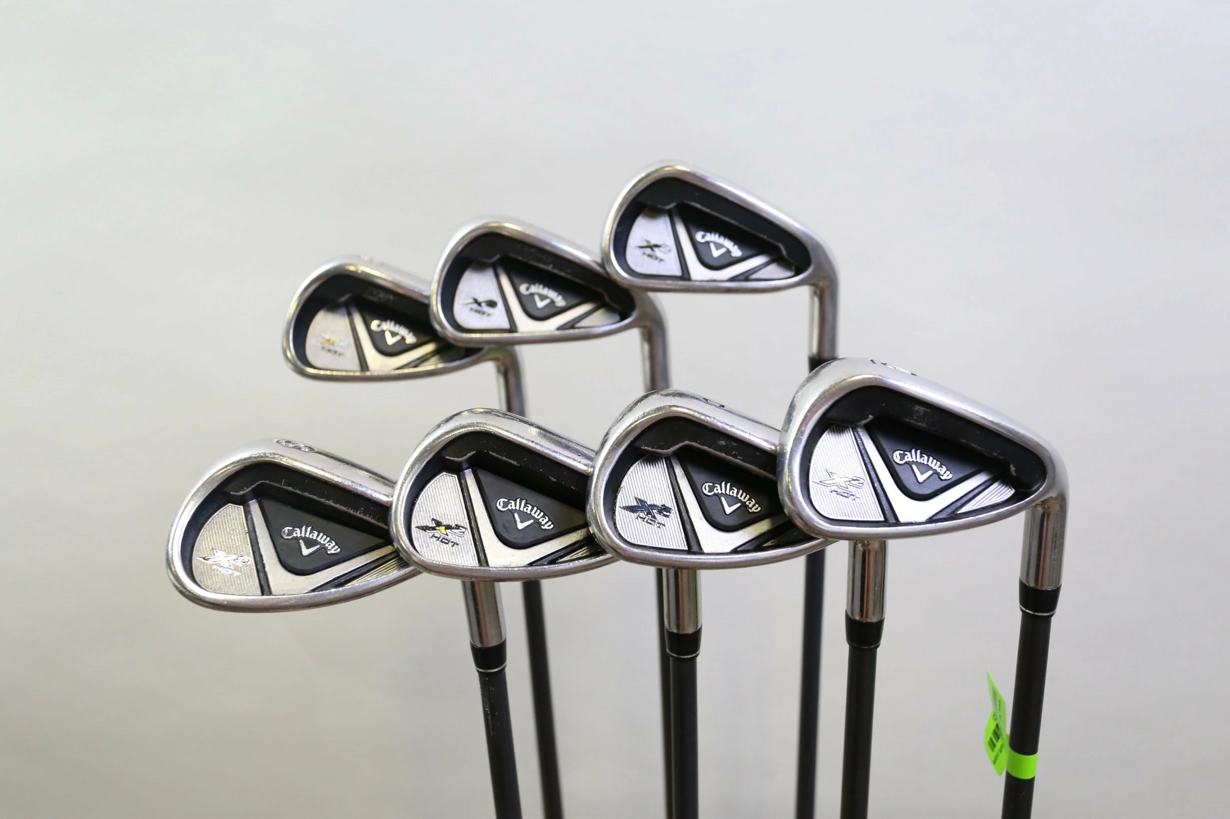 Callaway X2 Hot 6-SW Iron Set RH -0.5 In Graphite Shafts Seniors Flex 3 Callaway X2 Hot 6-SW Iron Set RH -0.5 In Graphite Shafts Seniors Flex