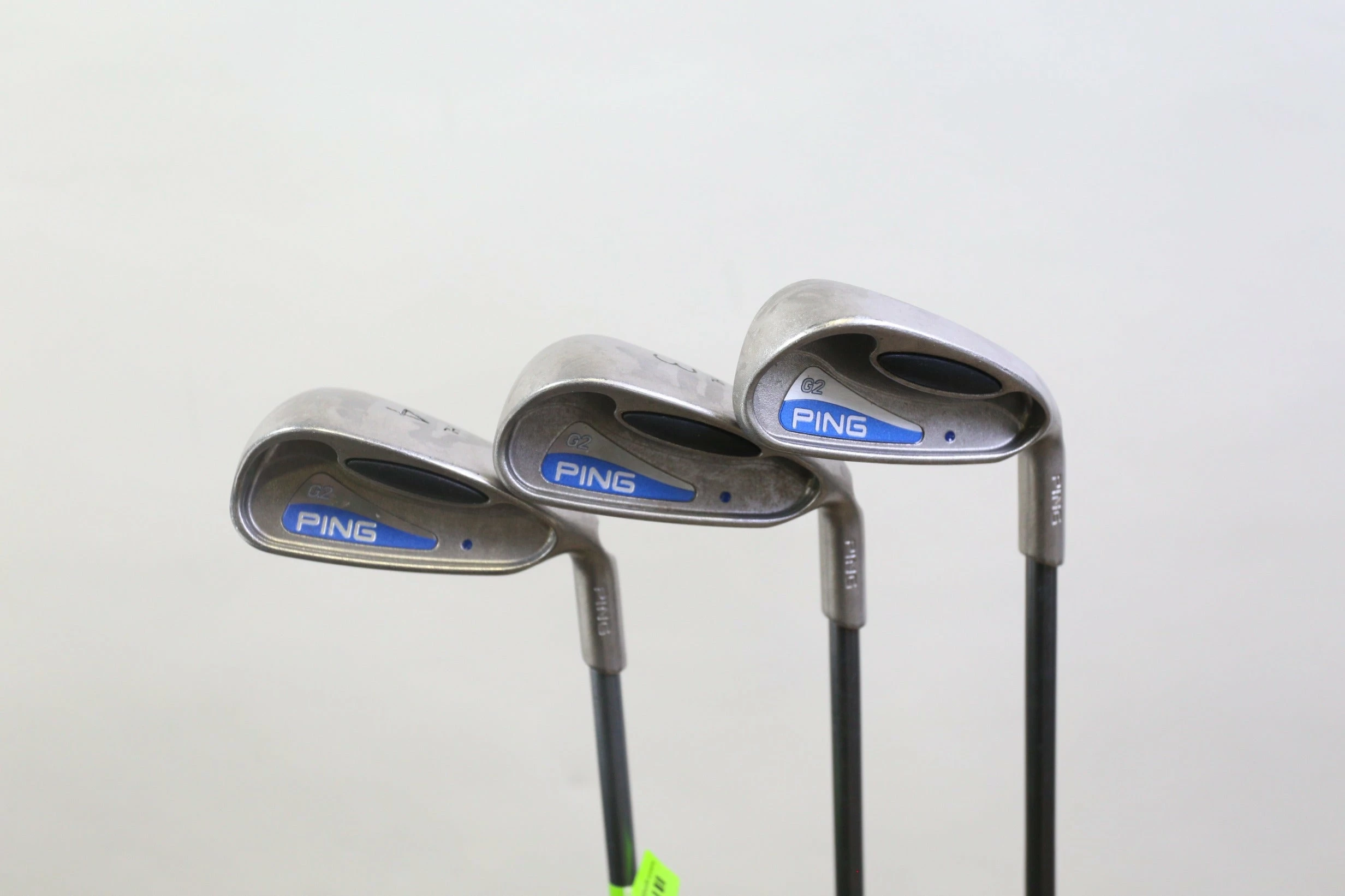 Ping G2 2-4 Iron Set RH -1 In Blue Dot Ping TFC 100 Graphite Shafts Regular Flex 3 Ping G2 2-4 Iron Set RH -1 In Blue Dot Ping TFC 100 Graphite Shafts Regular Flex