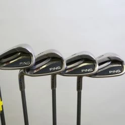 LEFTY Ping G25 8-GW Iron Set +0.25 In EX5 Graphite Shafts Seniors Flex