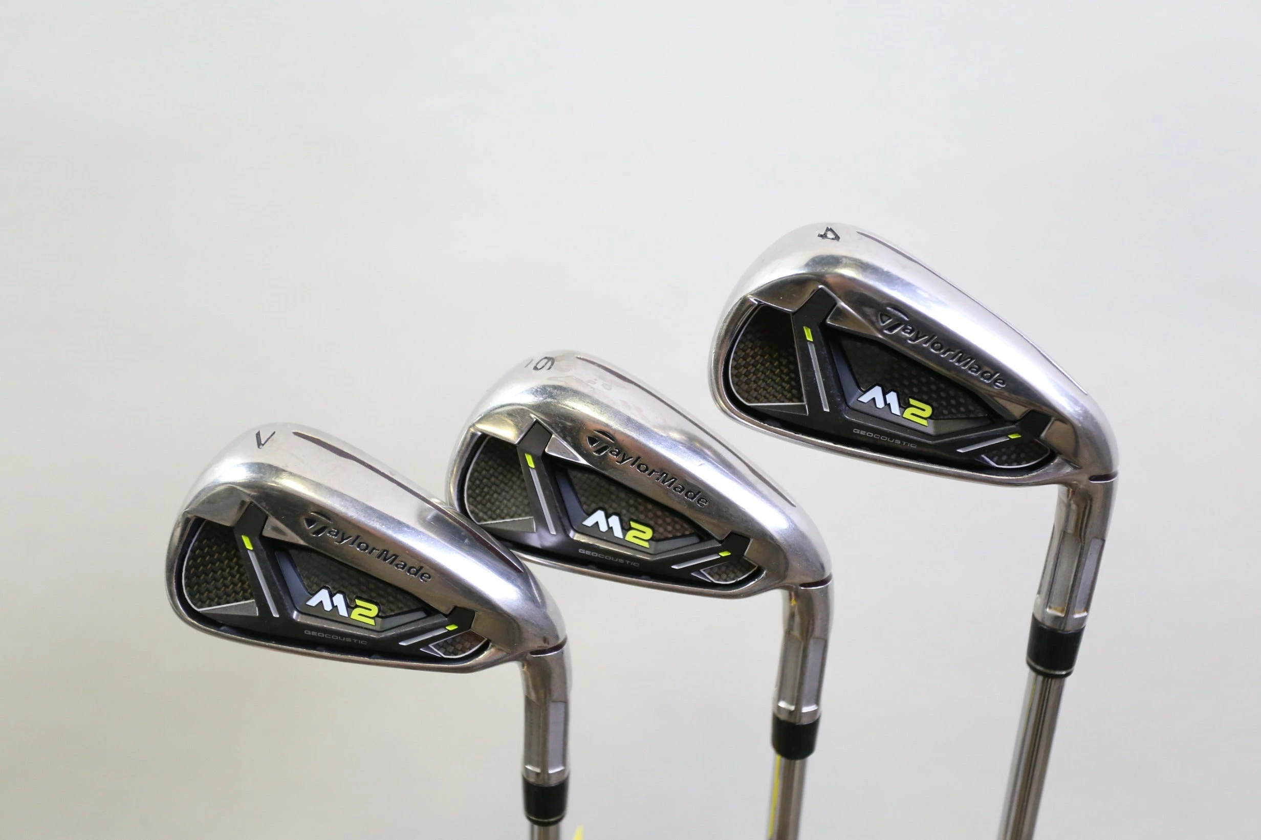 TaylorMade M2 2017 4, 6, 7 Iron Set RH Steel Shafts Regular Flex 3 TaylorMade M2 2017 4, 6, 7 Iron Set RH Steel Shafts Regular Flex