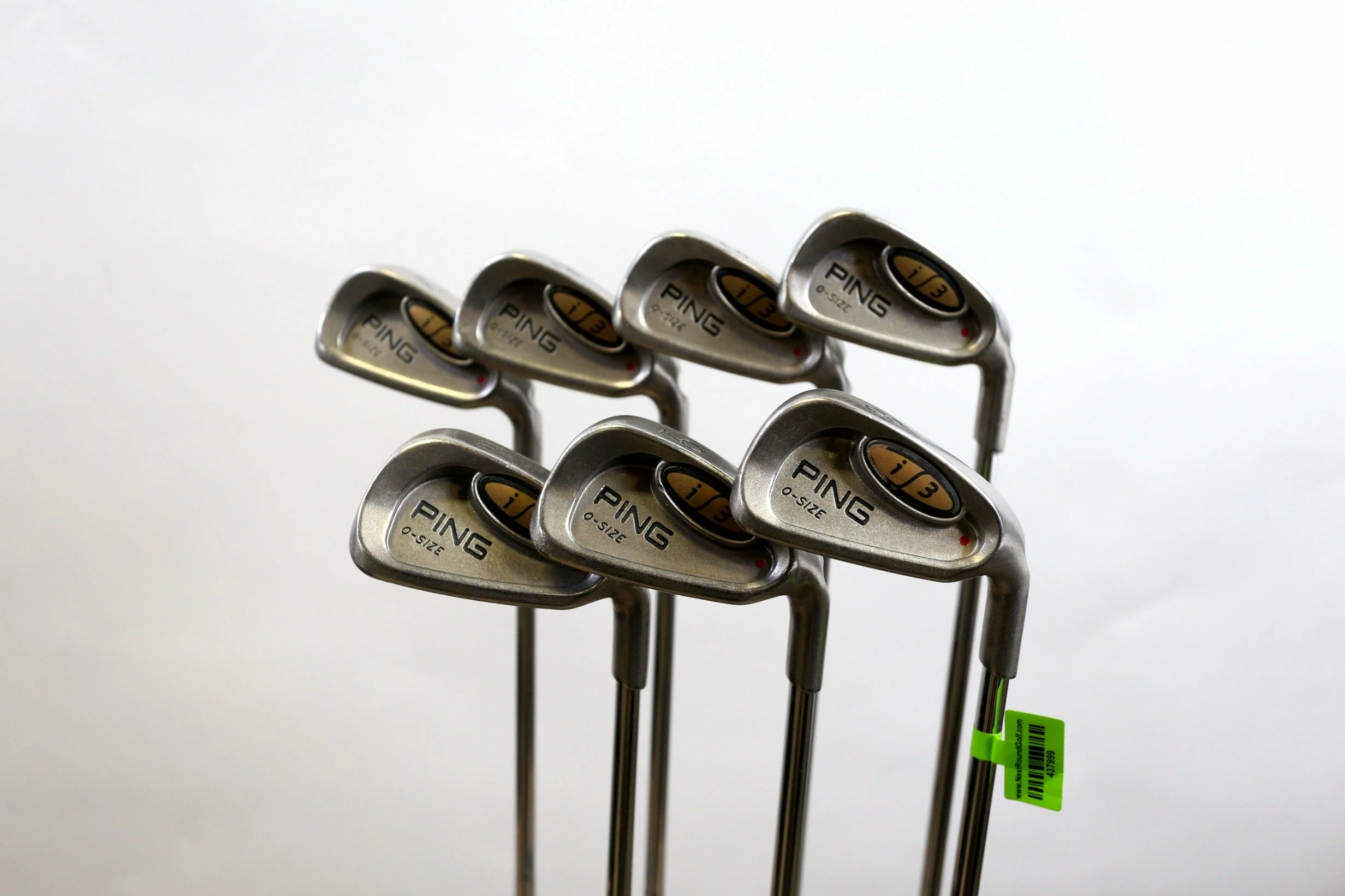 Ping I3 O-Size Red Dot 4-9, PW Iron Set RH Ping JZ Steel Shaft Stiff Flex 3 Ping I3 O-Size Red Dot 4-9, PW Iron Set RH Ping JZ Steel Shaft Stiff Flex