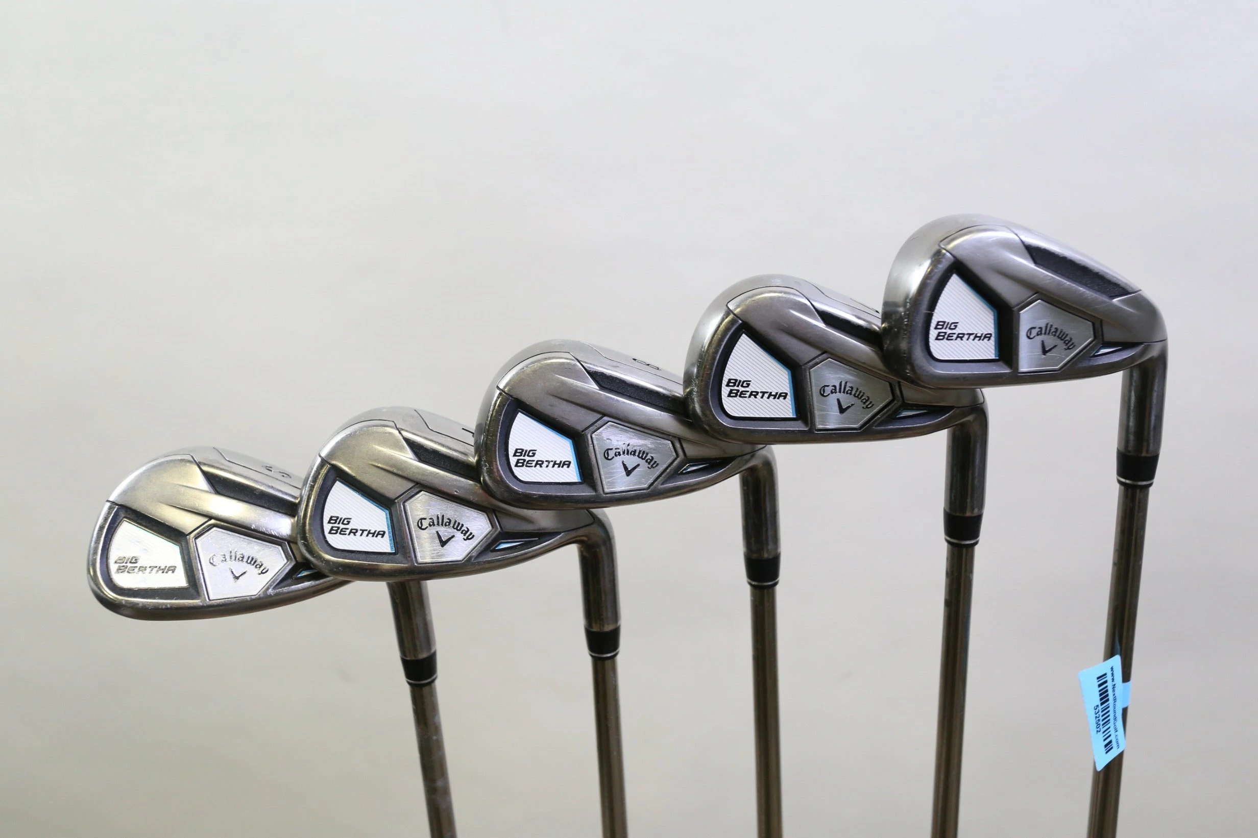 Callaway Big Bertha 6-8, PW, SW Iron Set RH -0.5 In Recoil Graphite Ladies Flex 3 Callaway Big Bertha 6-8, PW, SW Iron Set RH -0.5 In Recoil Graphite Ladies Flex