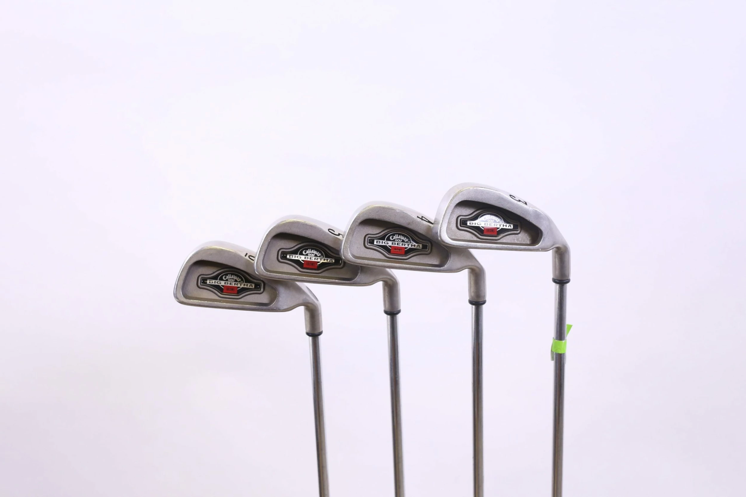Callaway Big Bertha 1996 3-6 Iron Set RH True Temper Memphis 10 Steel Stiff Flex 3 Callaway Big Bertha 1996 3-6 Iron Set RH True Temper Memphis 10 Steel Stiff Flex