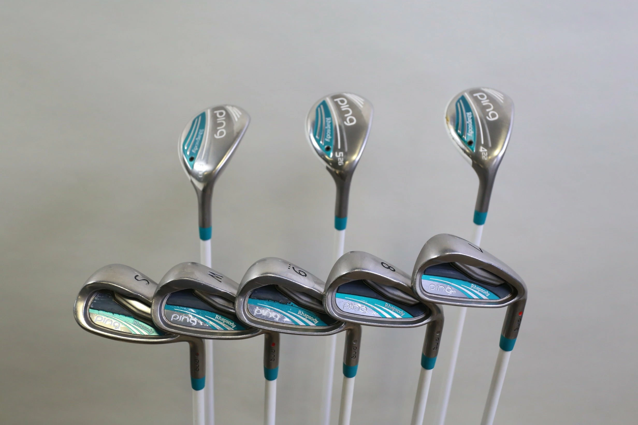 Ping Rhapsody 2015 Hybrid/Iron Set 4H, 5H, 6H, 7i-PW RH Graphite Ladies 3 Ping Rhapsody 2015 Hybrid/Iron Set 4H, 5H, 6H, 7i-PW RH Graphite Ladies