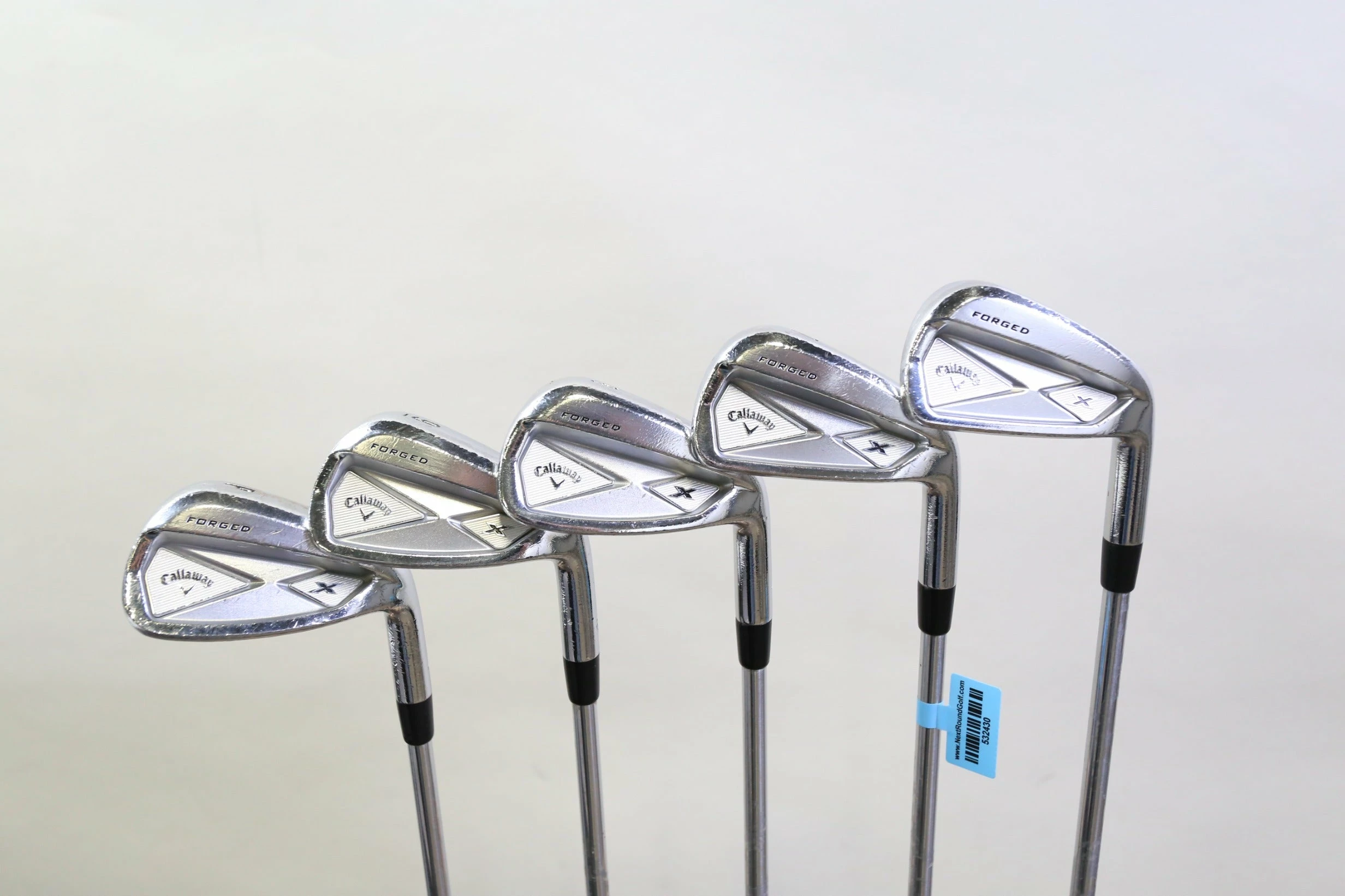 Callaway X Forged 6-PW Iron Set RH +0.5 In Steel Shaft Stiff Flex 3 Callaway X Forged 6-PW Iron Set RH +0.5 In Steel Shaft Stiff Flex