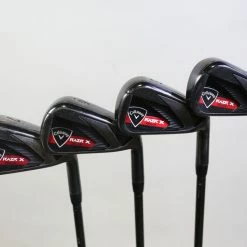 Callaway RAZR X Black 4-7 Iron Set RH -0.5 In Callaway Graphite Regular Flex