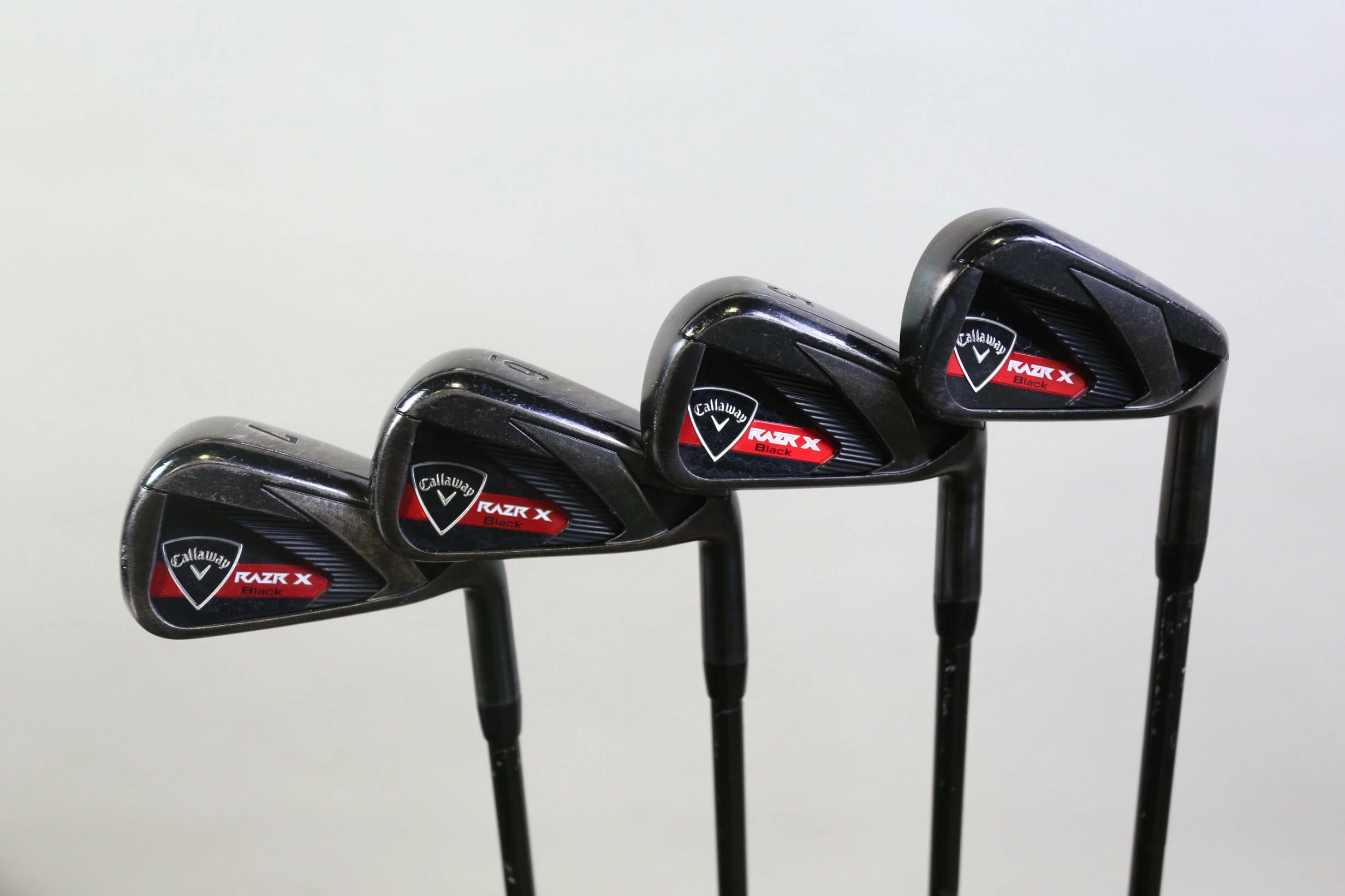 Callaway RAZR X Black 4-7 Iron Set RH -0.5 In Callaway Graphite Regular Flex 3 Callaway RAZR X Black 4-7 Iron Set RH -0.5 In Callaway Graphite Regular Flex