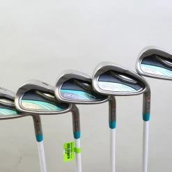 Ping Rhapsody 2015 7-9, PW, UW Red Dot Iron Set RH Ping ULT220 Shafts Womens