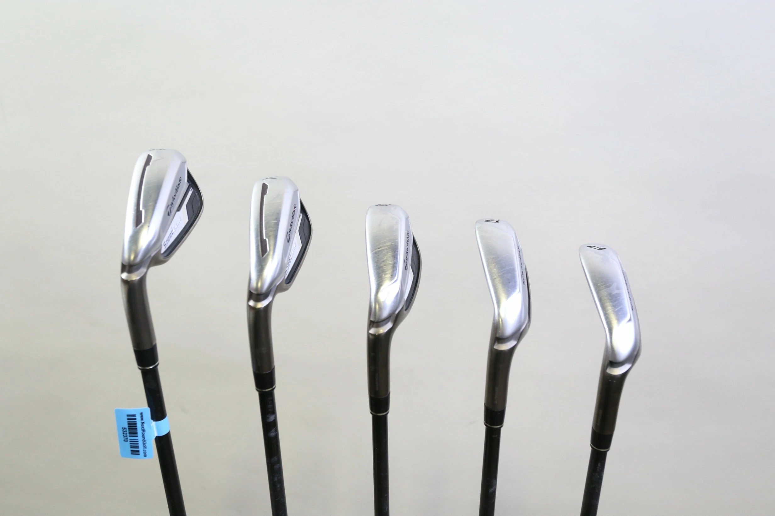 LEFTY TaylorMade SpeedBlade 6-PW Iron Set Graphite Shaft Regular Flex 6 LEFTY TaylorMade SpeedBlade 6-PW Iron Set Graphite Shaft Regular Flex - Image 4