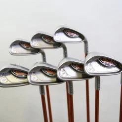 Ping G10 5-9, PW, UW Green Dot Iron Set RH Ping TFC 129 Shafts Stiff Flex