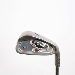 Titleist Sales 25 Ping I15 Green Dot Single 3 Iron 21* RH 38.5 In Ping Steel Shaft Stiff Flex