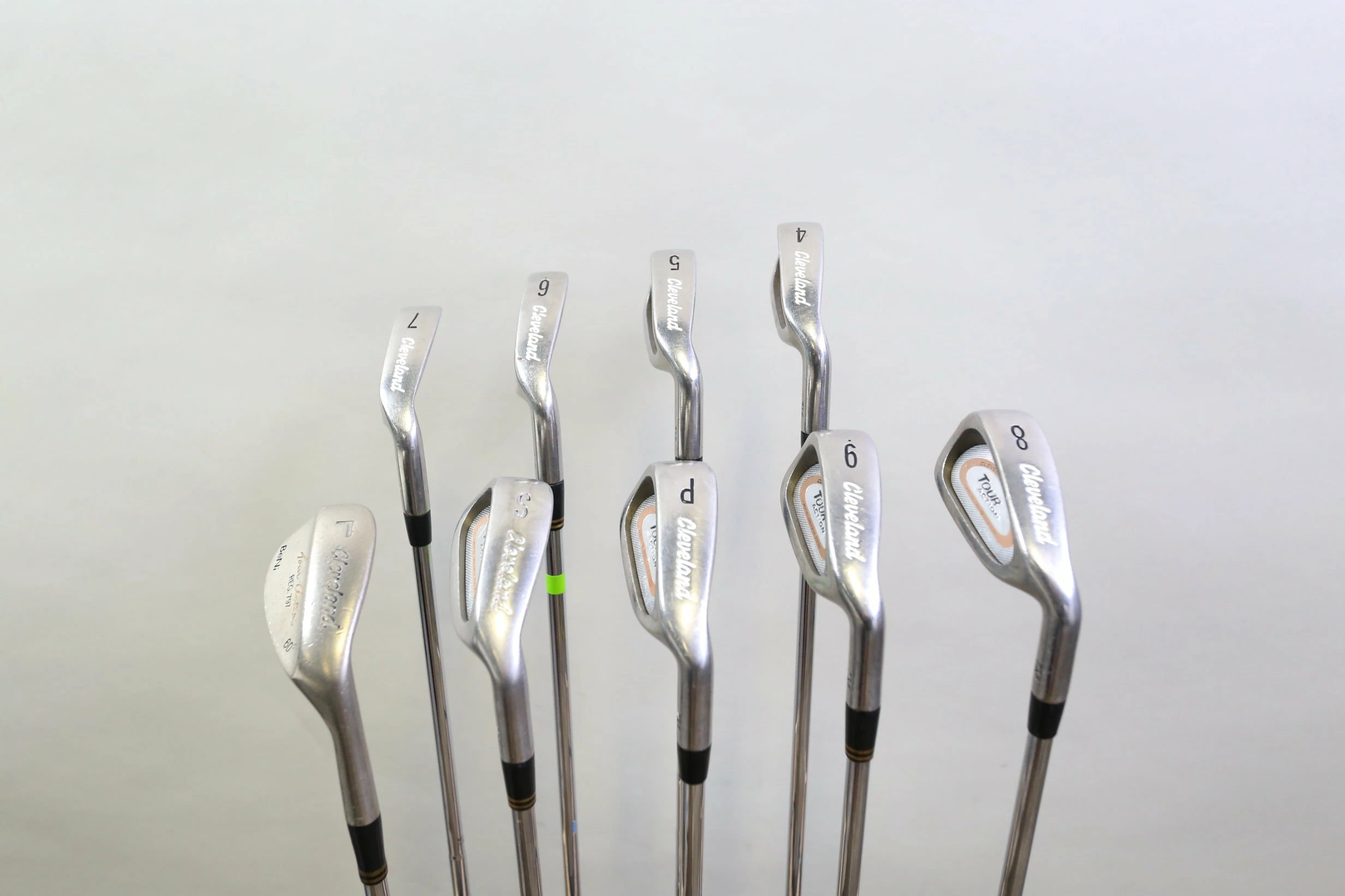 Cleveland TA5 Gunmetal 4-9, PW, SW, LW Iron Set RH Cleveland Steel Shafts Stiff 6 Cleveland TA5 Gunmetal 4-9, PW, SW, LW Iron Set RH Cleveland Steel Shafts Stiff - Image 4