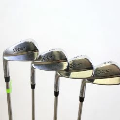 LEFTY Titleist 620 MB 7-PW Iron Set -0.25 In Steel Shaft Stiff Flex
