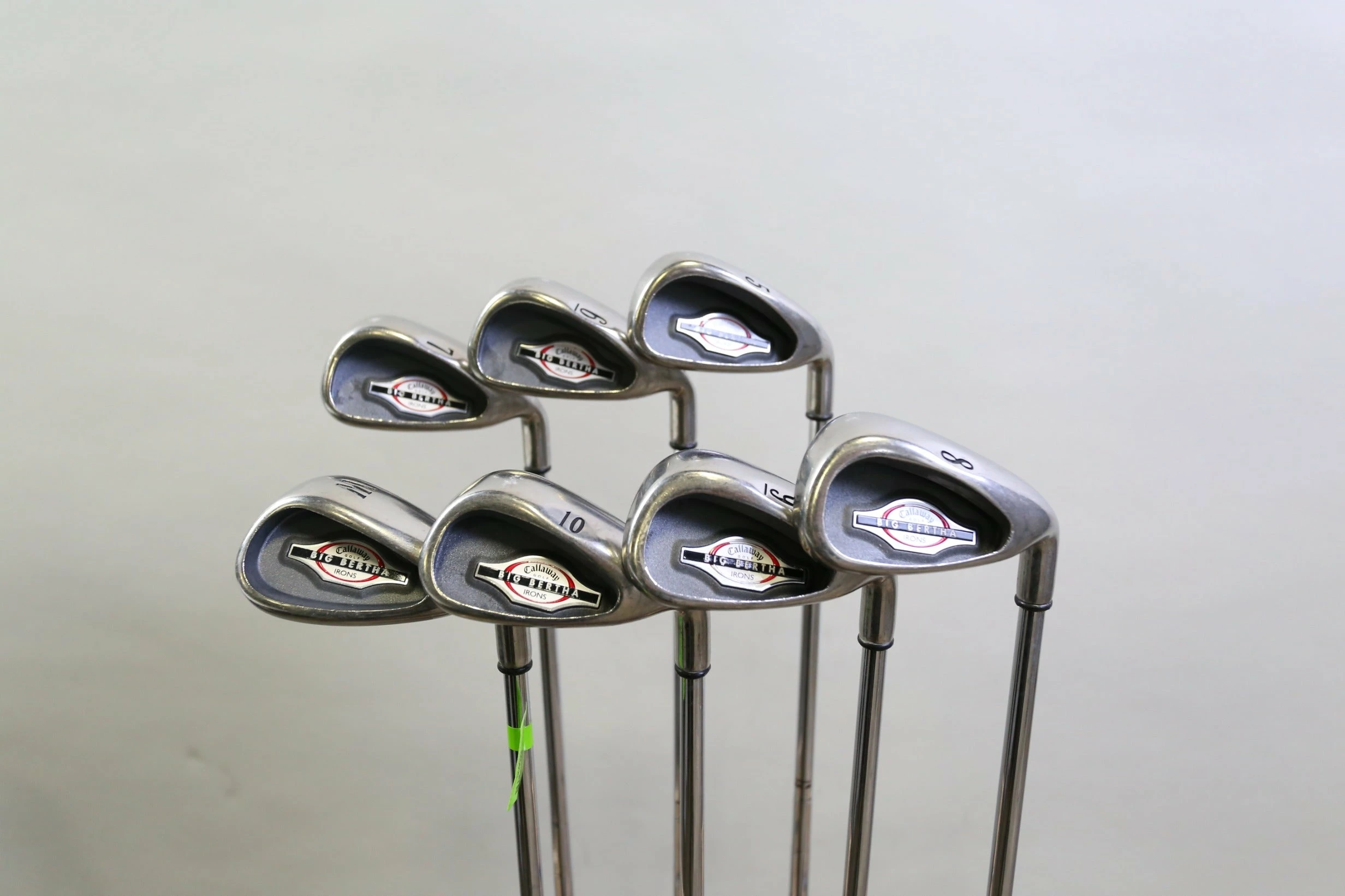 Callaway Big Bertha 2002 5-10, W Iron Set RH Callaway Steel Shafts Uniflex 3 Callaway Big Bertha 2002 5-10, W Iron Set RH Callaway Steel Shafts Uniflex