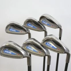 Ping G2 5-9, W Iron Set RH -0.5 In Aerotech Graphite Shafts Seniors Flex