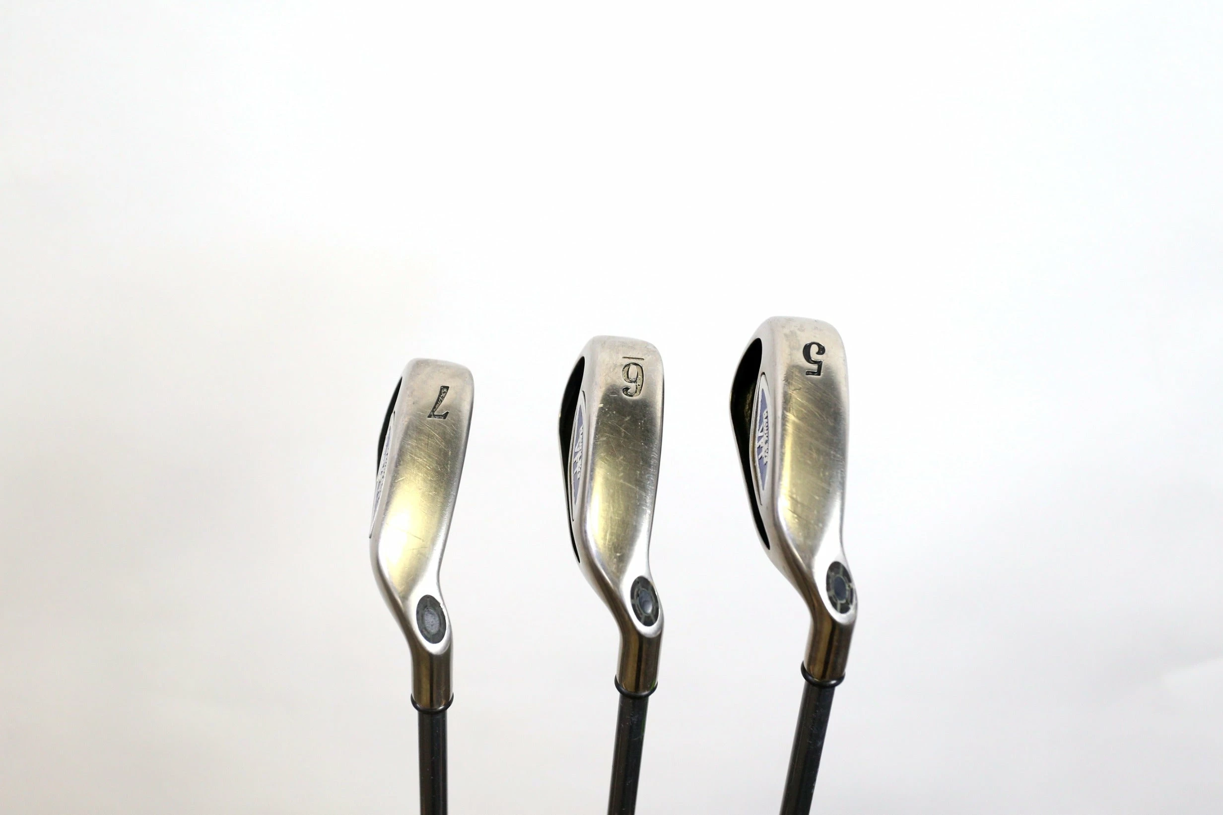 Callaway Hawk Eye VFT 5, 6, 7 Iron Set RH Graphite Shaft Ladies Flex 8 Callaway Hawk Eye VFT 5, 6, 7 Iron Set RH Graphite Shaft Ladies Flex - Image 6