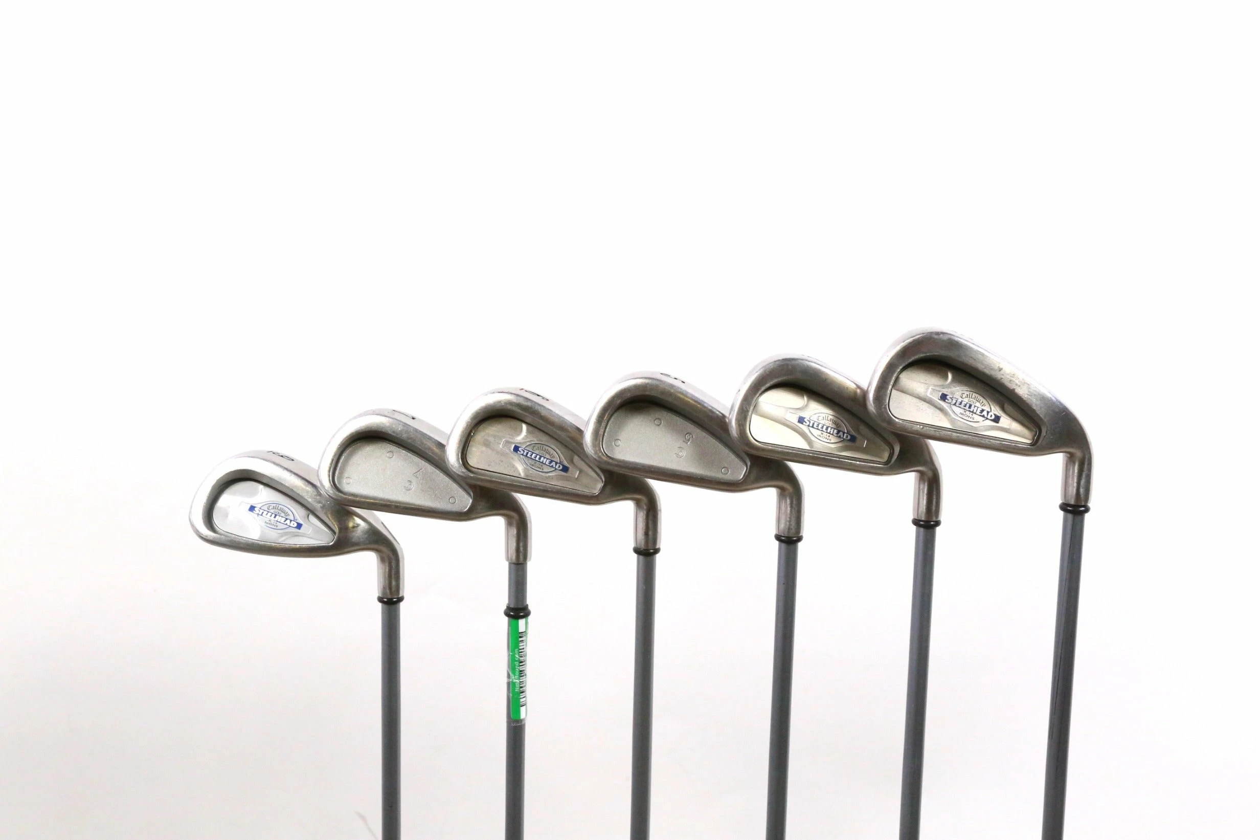 Callaway Steelhead X-14 3-7, 9 Iron Set RH -0.5 In Graphite Shaft Regular Flex 3 Callaway Steelhead X-14 3-7, 9 Iron Set RH -0.5 In Graphite Shaft Regular Flex