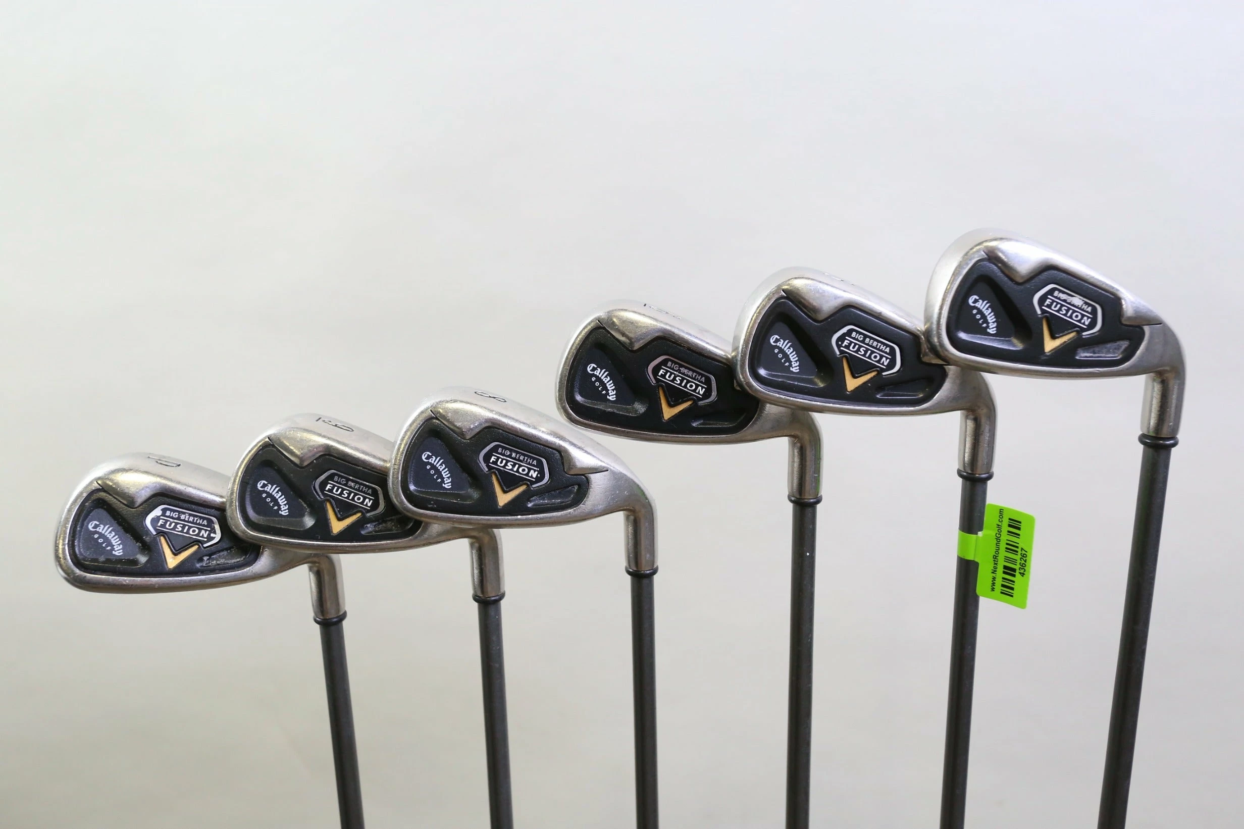 Callaway Big Bertha Fusion 4-6, 8-PW Iron Set RH +0.5 In Graphite Stiff Flex 3 Callaway Big Bertha Fusion 4-6, 8-PW Iron Set RH +0.5 In Graphite Stiff Flex