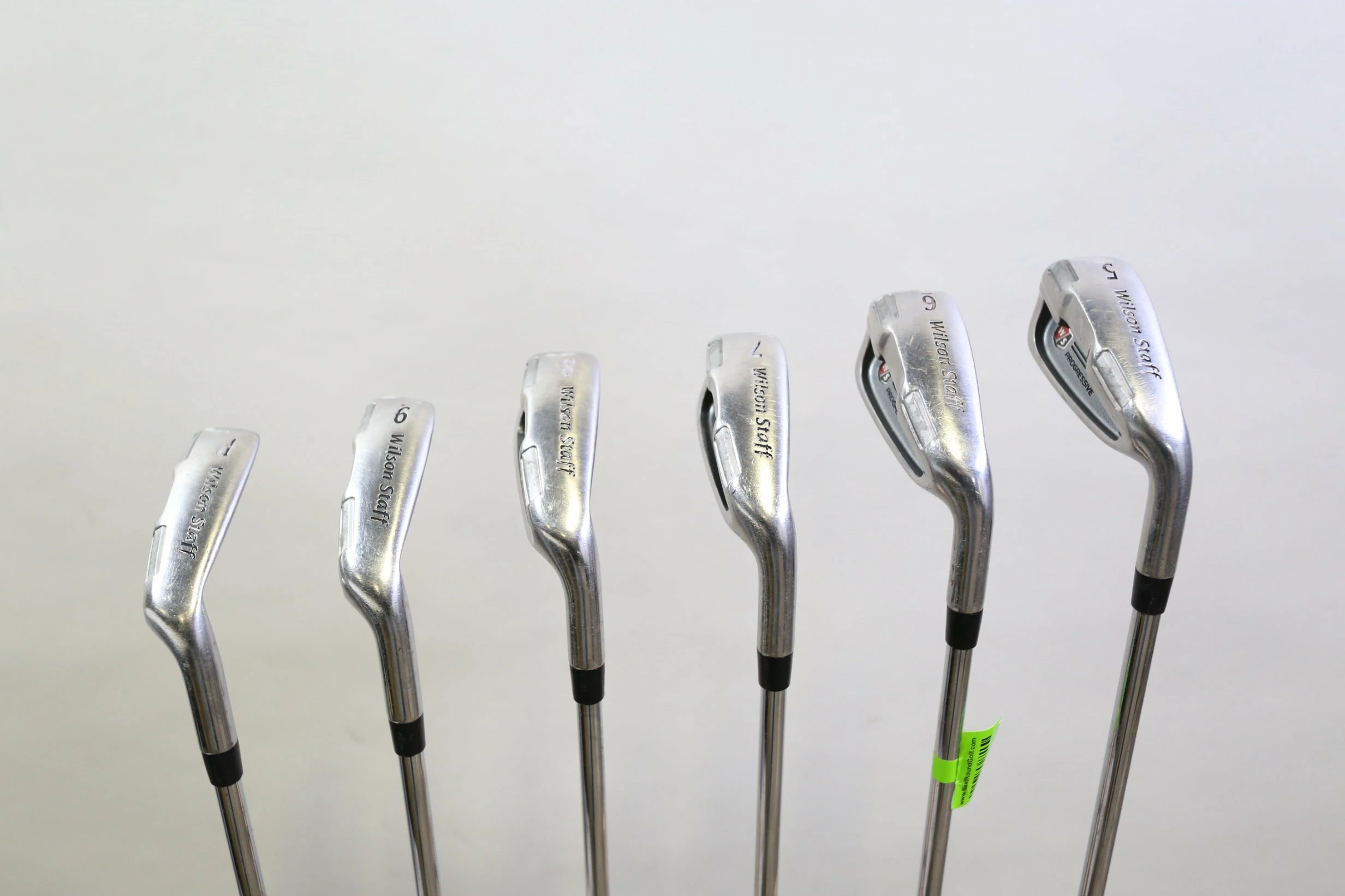 Wilson Staff Progressive Combo 5-PW Iron Set RH True Temper Steel Shafts Uniflex 6 Wilson Staff Progressive Combo 5-PW Iron Set RH True Temper Steel Shafts Uniflex - Image 4
