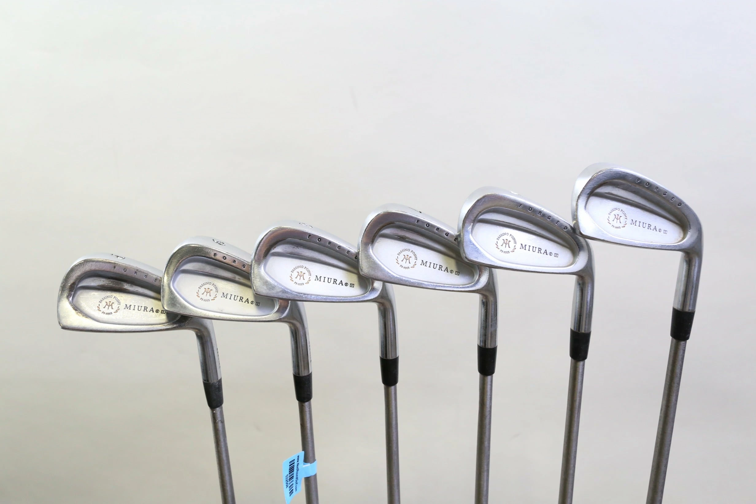 Miura Passing Point PP-9003 5-9, P Iron Set RH Steelfiber I80 Shaft Regular Flex 3 Miura Passing Point PP-9003 5-9, P Iron Set RH Steelfiber I80 Shaft Regular Flex