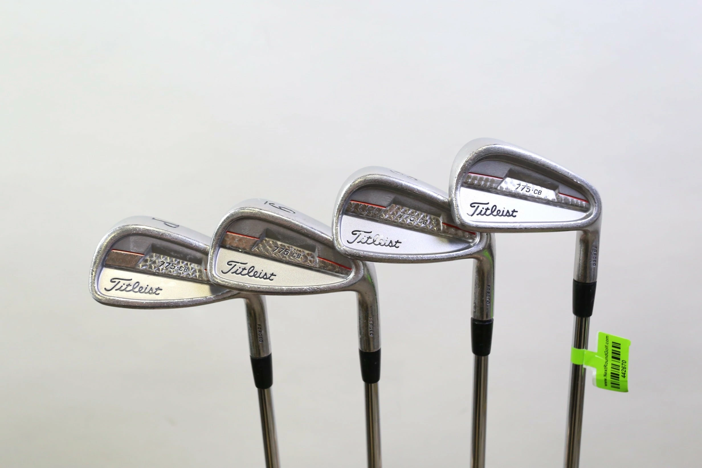 Titleist 775 CB Forged 7-PW Iron Set RH +0.75 In NS PRO Steel Shaft Stiff Flex 3 Titleist 775 CB Forged 7-PW Iron Set RH +0.75 In NS PRO Steel Shaft Stiff Flex