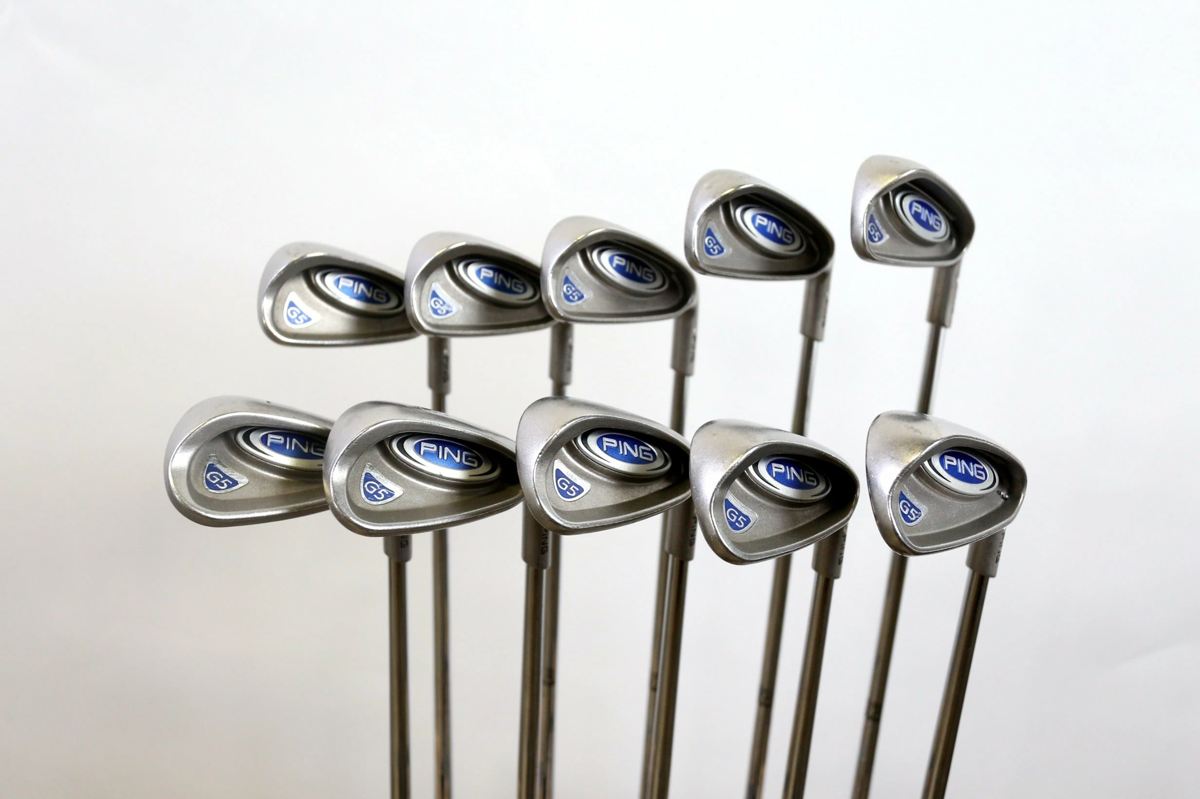 Ping G5 3-4, 6-LW Iron Set Right Handed Cushin Steel Shafts Stiff Flex 4 Ping G5 3-4, 6-LW Iron Set Right Handed Cushin Steel Shafts Stiff Flex - Image 2