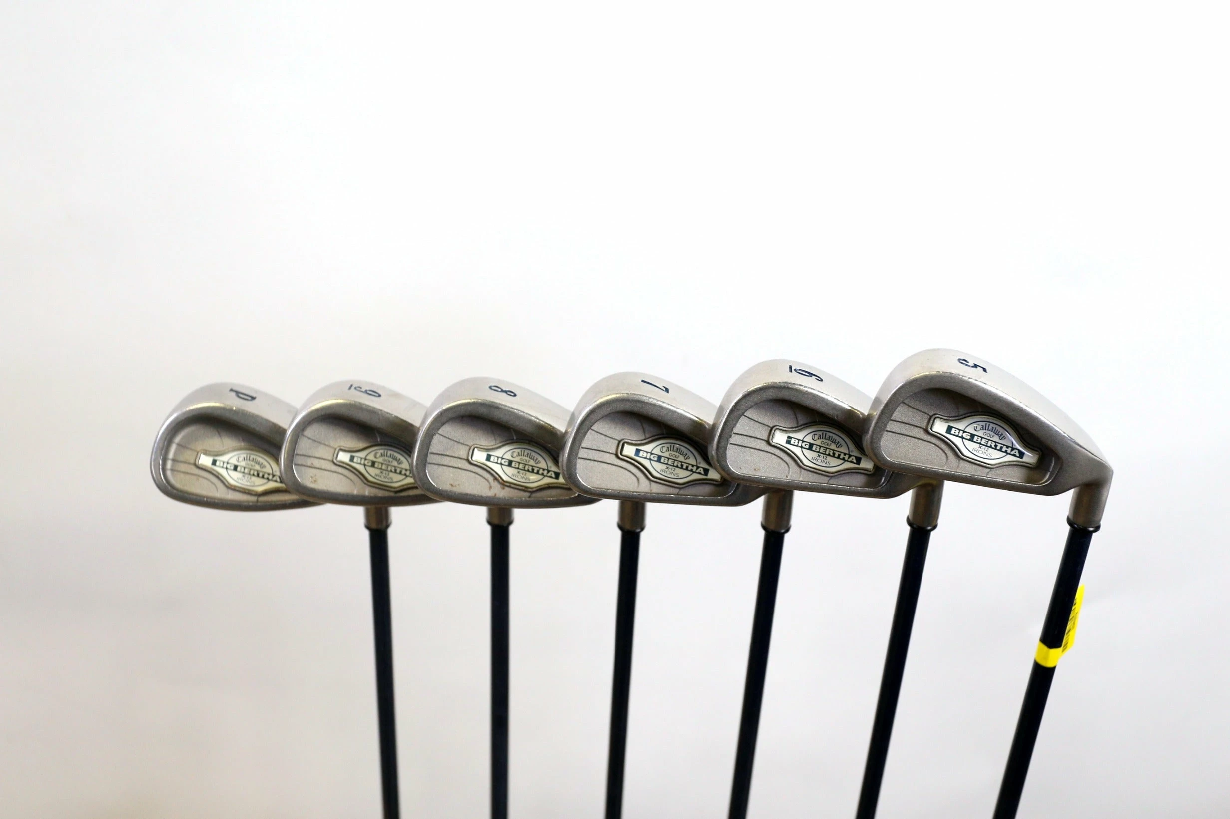 Womens Callaway Big Bertha Gem X-12 5-PW Iron Set RH Graphite Shaft Ladies Flex 3 Womens Callaway Big Bertha Gem X-12 5-PW Iron Set RH Graphite Shaft Ladies Flex