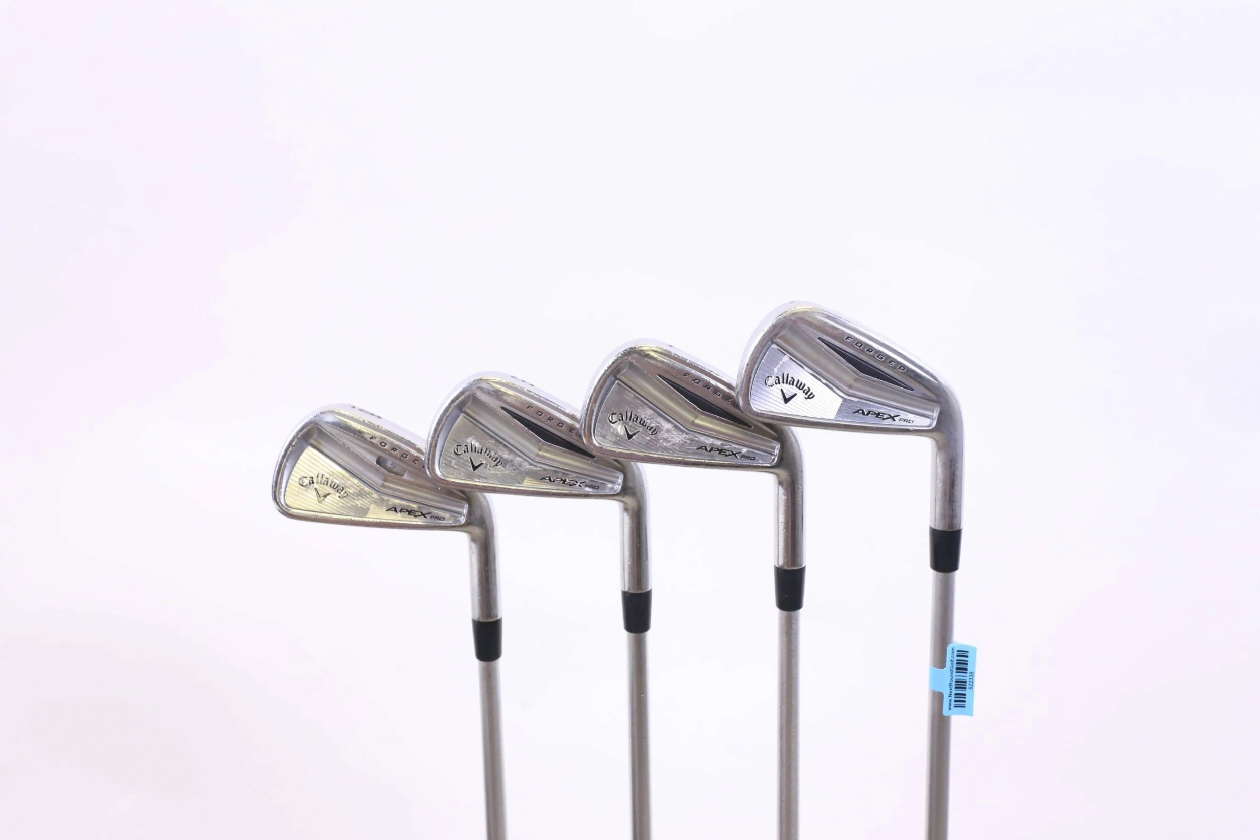 Callaway Apex Pro Forged 3-6 Iron Set RH KBS Tour Steel Shafts Stiff Flex 3 Callaway Apex Pro Forged 3-6 Iron Set RH KBS Tour Steel Shafts Stiff Flex