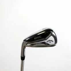 LEFTY Callaway Epic Forged Single 7 Iron 27* 37.5 In SteelFiber F3 Regular Flex