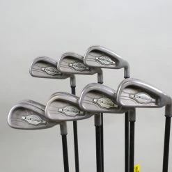 Callaway Big Bertha X-12 3-9 Iron Set RH -0.5 In Graphite Shafts Stiff Flex