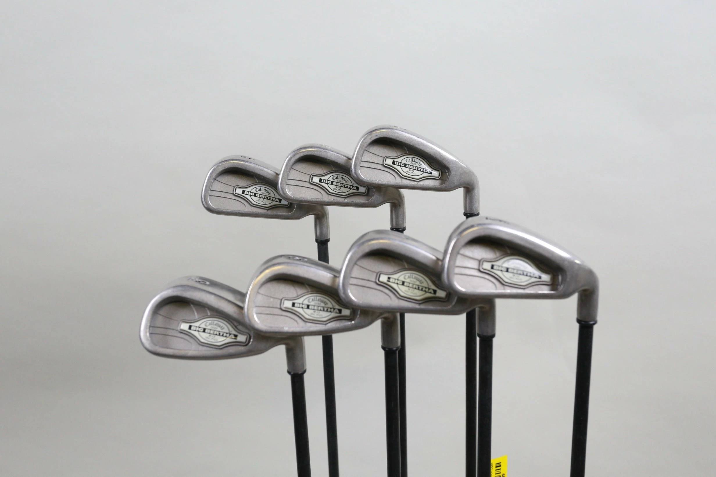 Callaway Big Bertha X-12 3-9 Iron Set RH -0.5 In Graphite Shafts Stiff Flex 3 Callaway Big Bertha X-12 3-9 Iron Set RH -0.5 In Graphite Shafts Stiff Flex