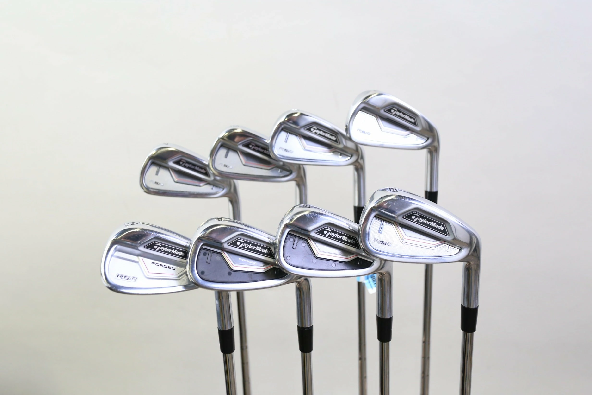 TaylorMade RSi 2 4-PW-AW Iron Set RH -0.25 In KBS Tour Steel Shaft Stiff Flex 3 TaylorMade RSi 2 4-PW-AW Iron Set RH -0.25 In KBS Tour Steel Shaft Stiff Flex