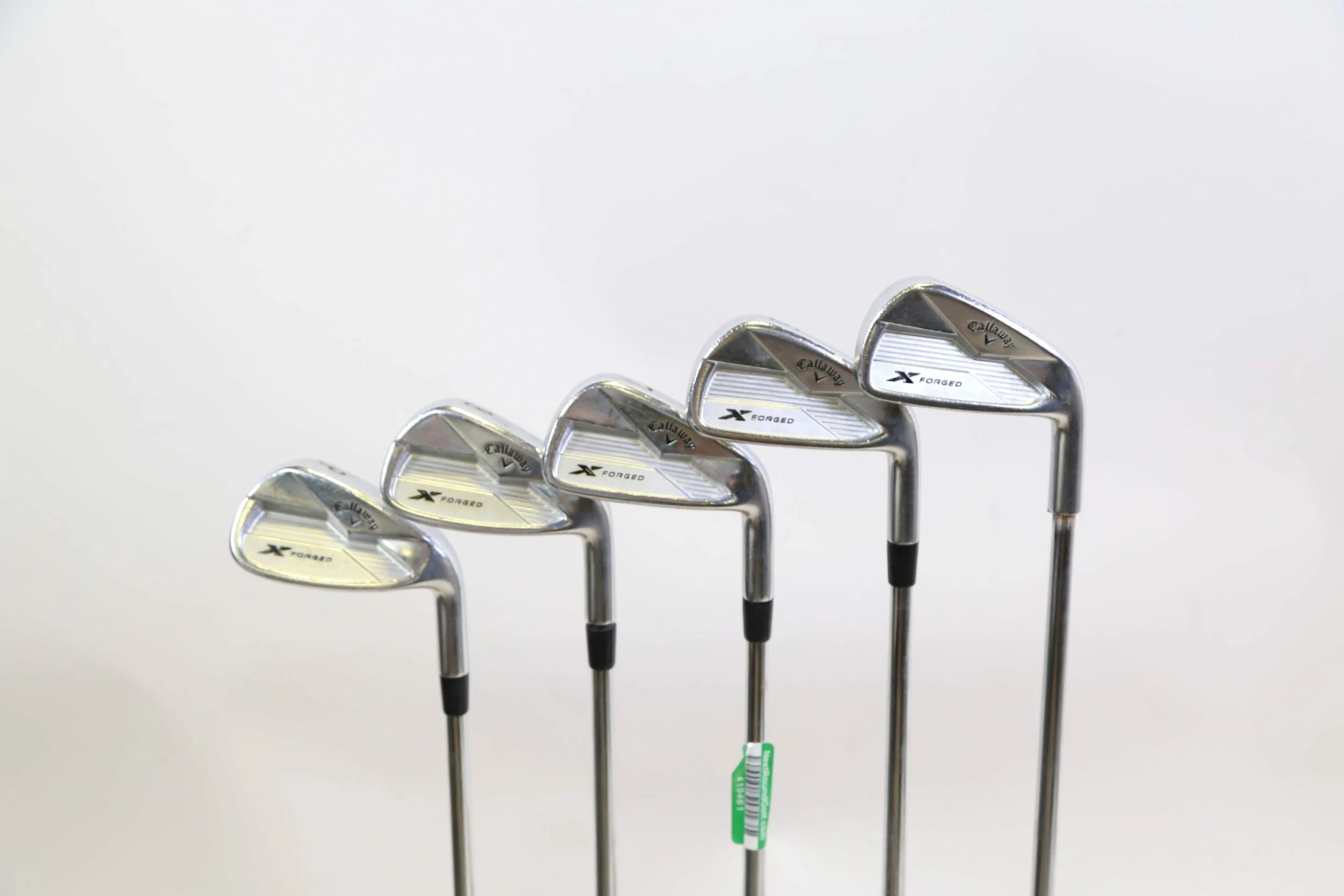 Callaway X Forged 18 4, 5, 7, 8, PW Iron Set RH Project X Steel Shaft Stiff Flex 3 Callaway X Forged 18 4, 5, 7, 8, PW Iron Set RH Project X Steel Shaft Stiff Flex