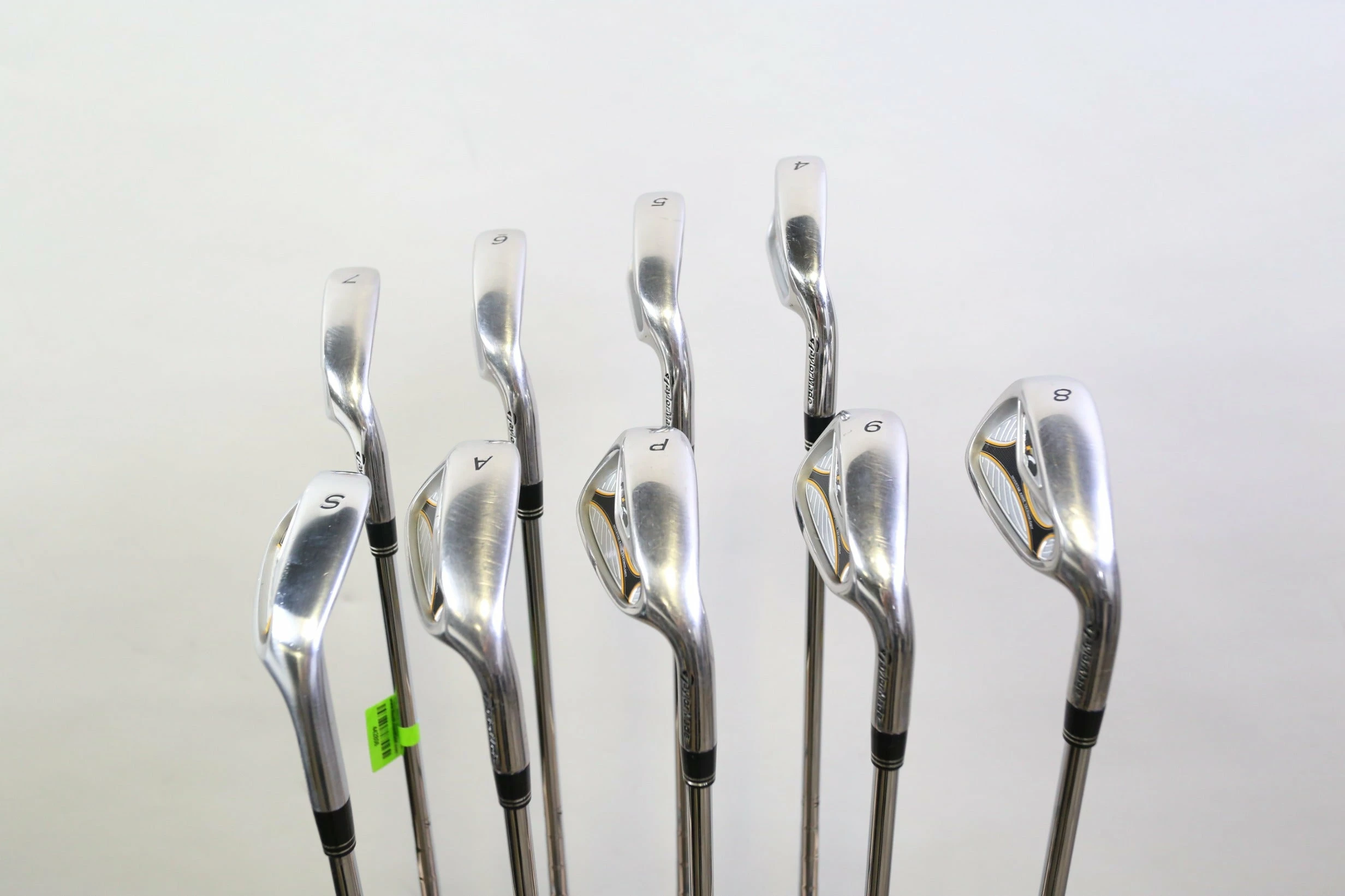 TaylorMade R7 4-PW-AW-SW Iron Set RH -0.25 In TaylorMade Steel Stiff Flex 6 TaylorMade R7 4-PW-AW-SW Iron Set RH -0.25 In TaylorMade Steel Stiff Flex - Image 4