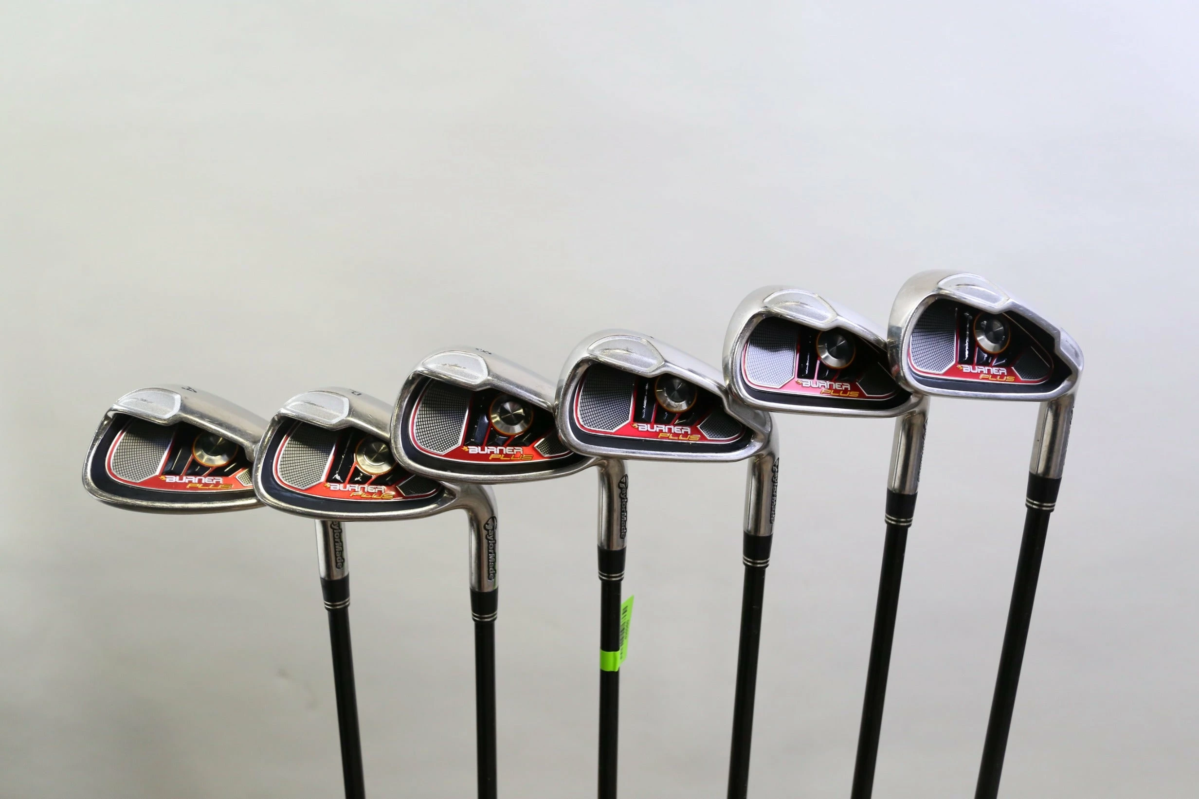 TaylorMade Burner Plus 5-8, PW, AW Iron Set RH TaylorMade REAX Shafts Regular 3 TaylorMade Burner Plus 5-8, PW, AW Iron Set RH TaylorMade REAX Shafts Regular