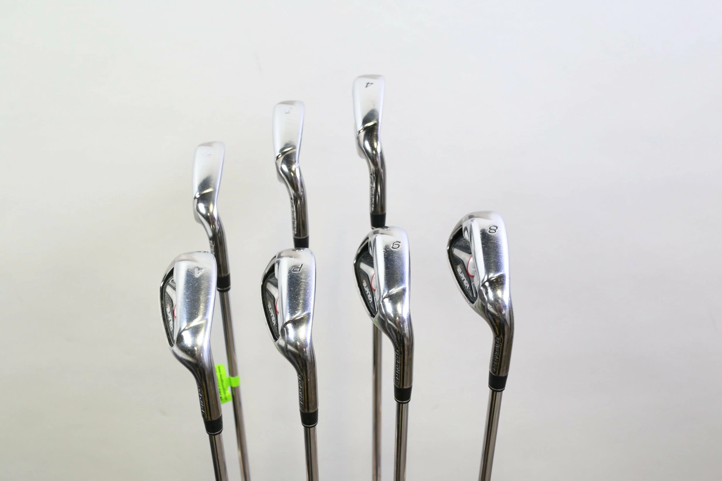 TaylorMade Burner 1.0 4-5, 7-PW-AW Iron Set RH TaylorMade Steel Regular Flex 6 TaylorMade Burner 1.0 4-5, 7-PW-AW Iron Set RH TaylorMade Steel Regular Flex - Image 4