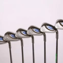 Ping I5 3-8 Iron Set RH Blue Dot Cushin Steel Shafts Regular Flex