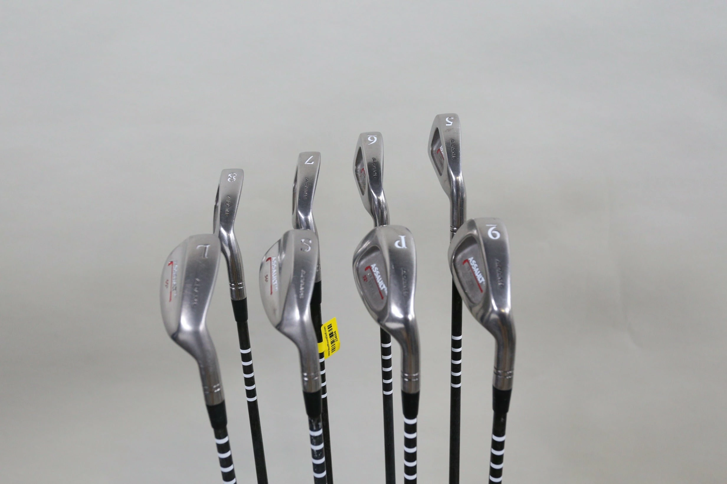 Adams® Adams Assault VMI 5-PW, SW, LW Iron Set RH -1 In Graphite Shafts Stiff Flex 6 Adams® Adams Assault VMI 5-PW, SW, LW Iron Set RH -1 In Graphite Shafts Stiff Flex - Image 4