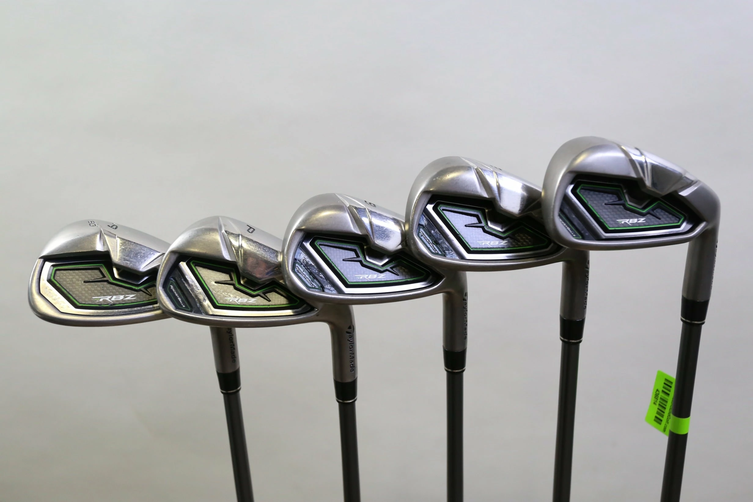 TaylorMade RocketBallz 7-PW-AW Iron Set RH -0.25 In RBZ Graphite Seniors Flex 3 TaylorMade RocketBallz 7-PW-AW Iron Set RH -0.25 In RBZ Graphite Seniors Flex