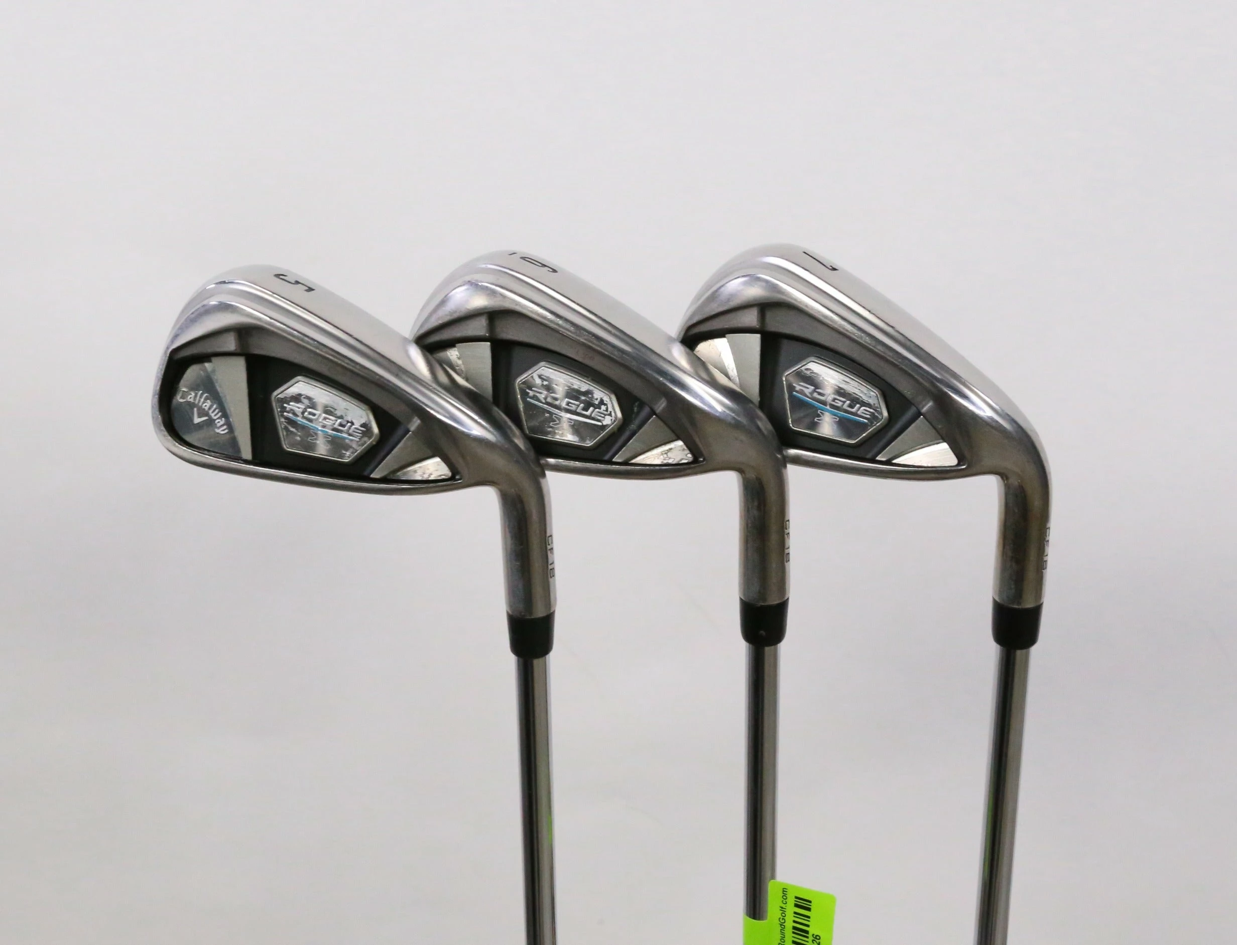 Callaway Rogue X 5-7 Iron Set RH -0.5 In Steel Shaft Regular Flex 4 Callaway Rogue X 5-7 Iron Set RH -0.5 In Steel Shaft Regular Flex - Image 2