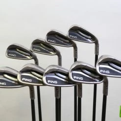 Ping G25 3-4, 6-SW Iron Set RH -0.25 In Graphite Shafts Regular Flex